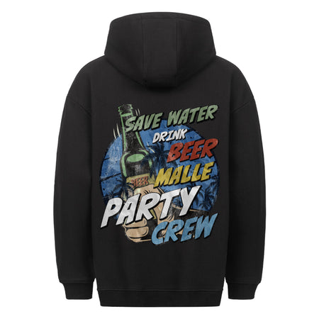 Malle Party Crew - Shirtjux Premium Hoodie | Backprint