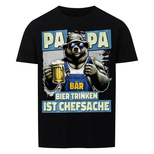 Papa Bär - Lustiges Shirt schwarz