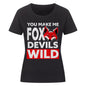 Fox Devils Wild - Lustiges Damen Shirt